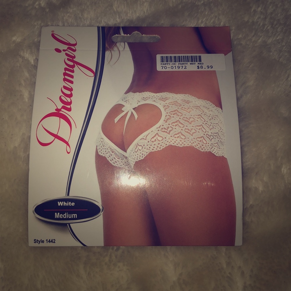 SEXY OPEN HEART WHITE PANTIES